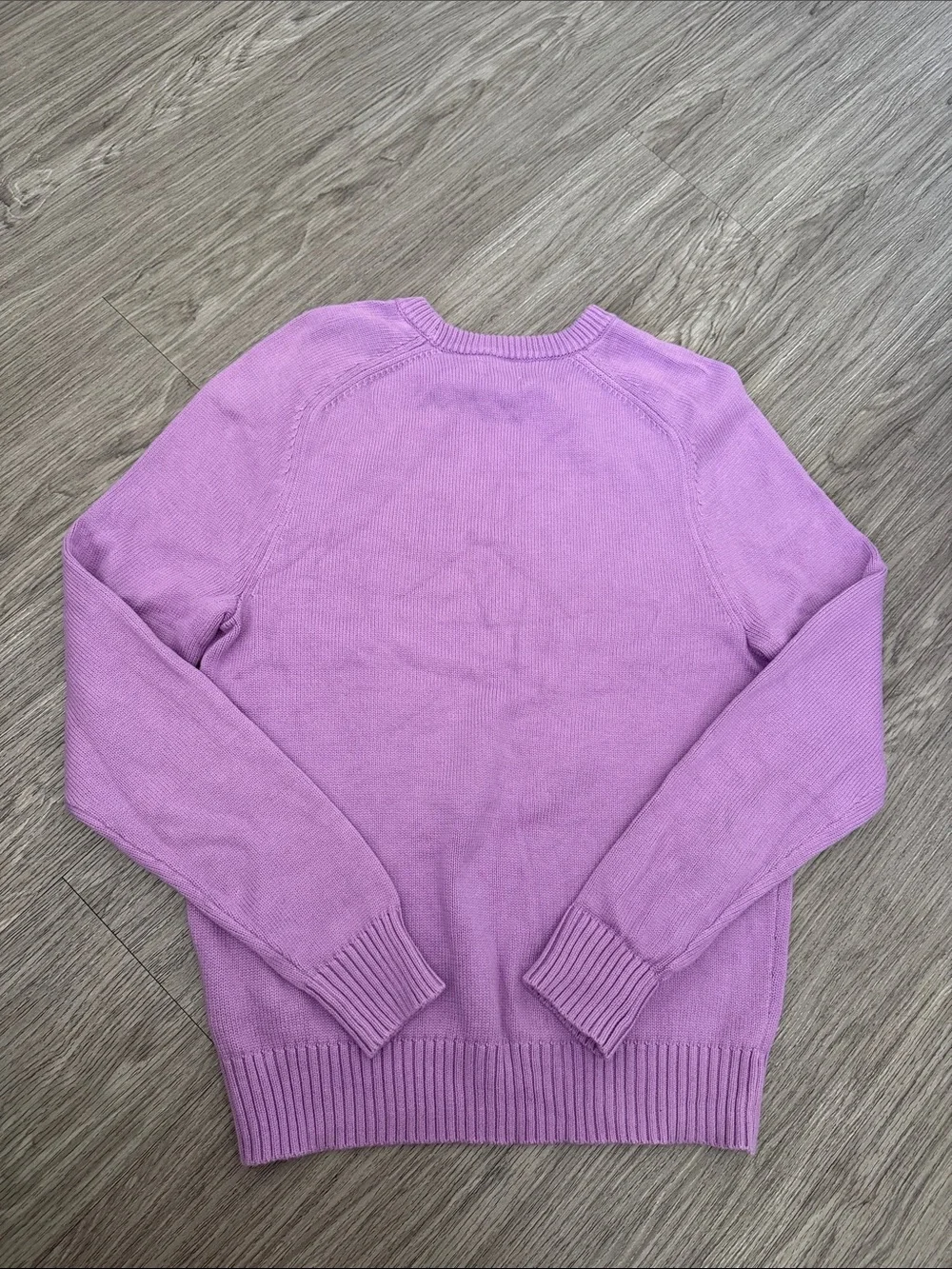 J. Crew Purple Crewneck Sweater 100% cotton Sz S